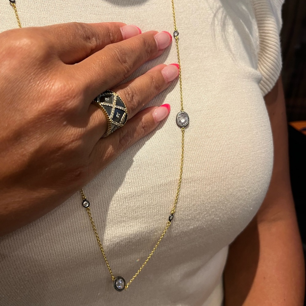 Frida Rothman necklace and ring set.